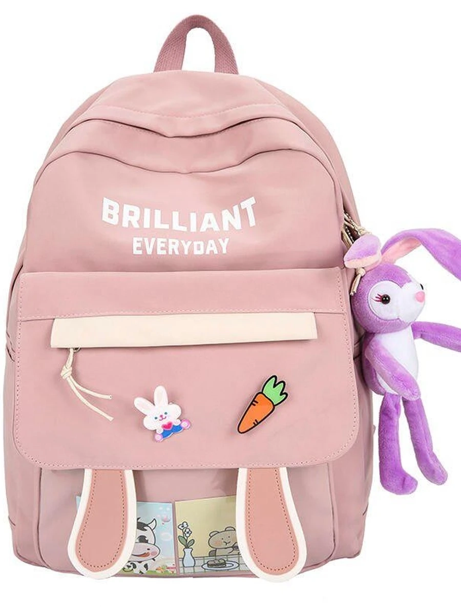 Школьные портфели с мультипликационным рисунком для девочек, милый детский рюкзак, водонепроницаемые Рюкзаки для книг, сумки