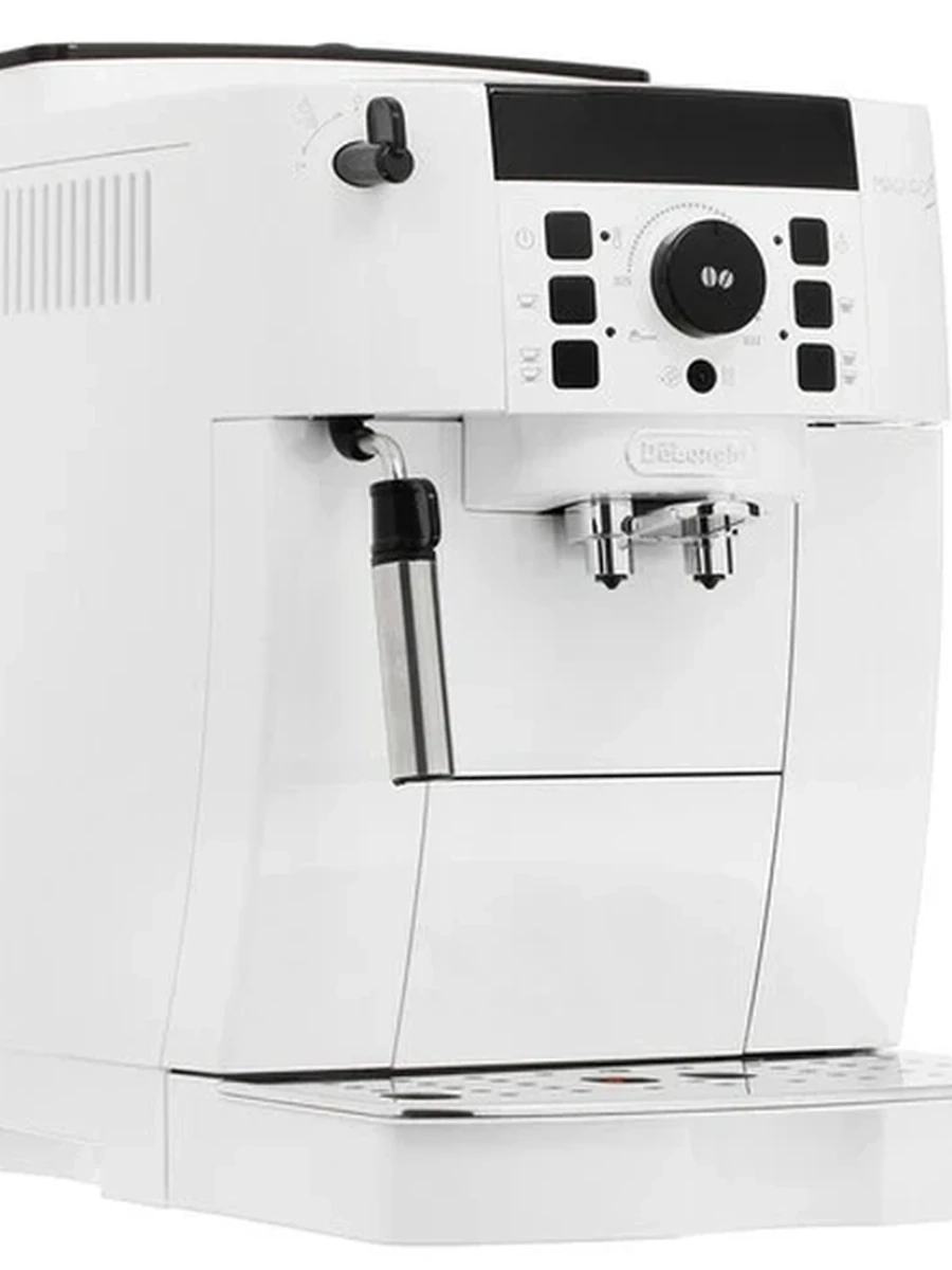 Кофемашина Delonghi ECAM21.117.W белый [1450 Вт, 15 бар, ручной, 1.8 л, дисплей, исп. кофе - молотый, зерновой]