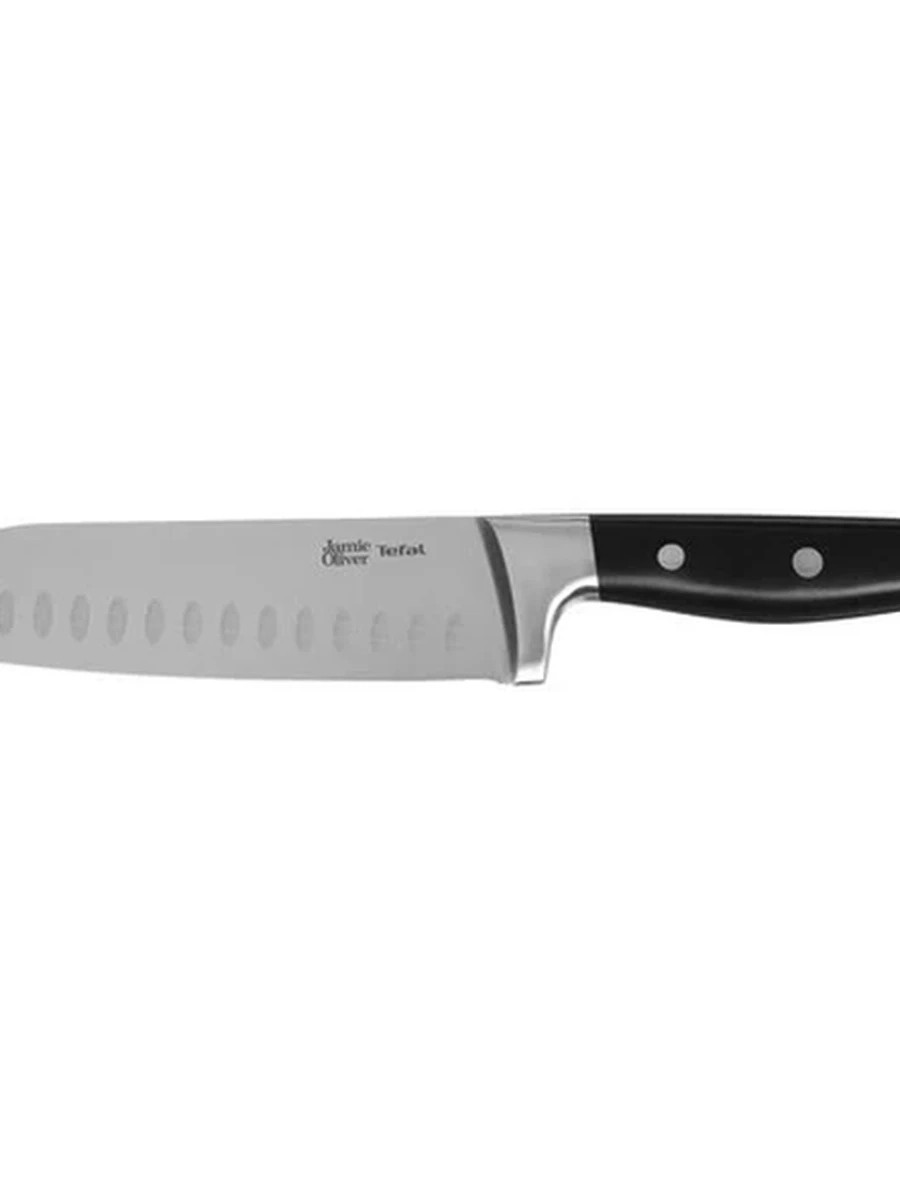 Нож кухонный стальной Tefal Jamie Oliver [сантоку, 18 см]