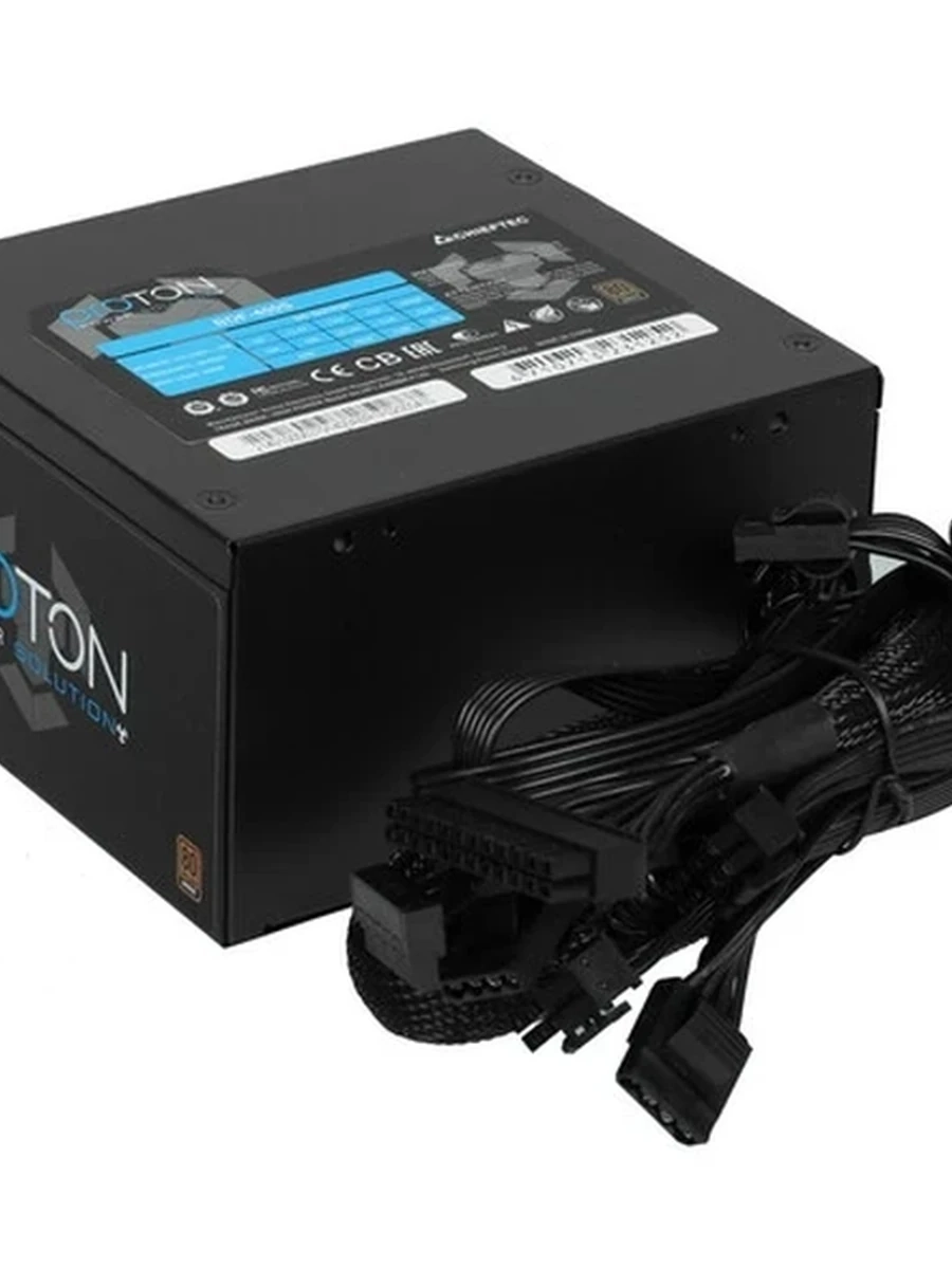 БП Chieftec Proton BDF-400S 400W (80+ Bronze, ATX 2.3, APFC, 120mm fan, 24+4+4, 6xSATA, 2xPCI-E(6+2)) [BDF-400S]