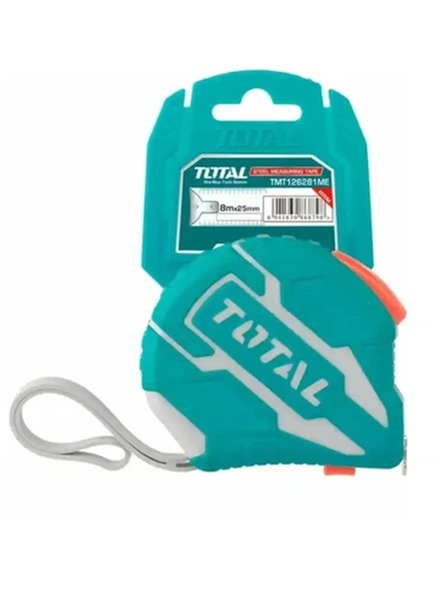 РУЛЕТКА TOTAL STEEL MEASURING TAPE 8МX25MM TMT126281M