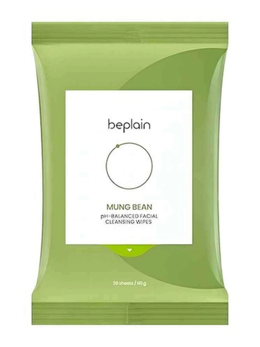 Beplain Mung Bean ph-Balamced Facial Cleansing Wipes