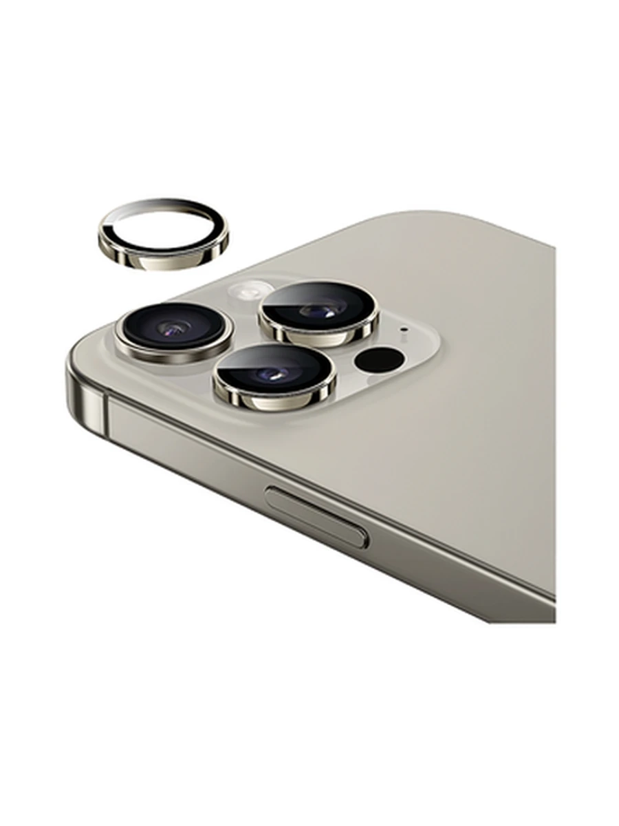Защитное стекло на Камеру KEEPHONE KP-SPL 012 SAPPHIRE PVD Iphone 16Pro/16Pro Max (Natural Titanium)