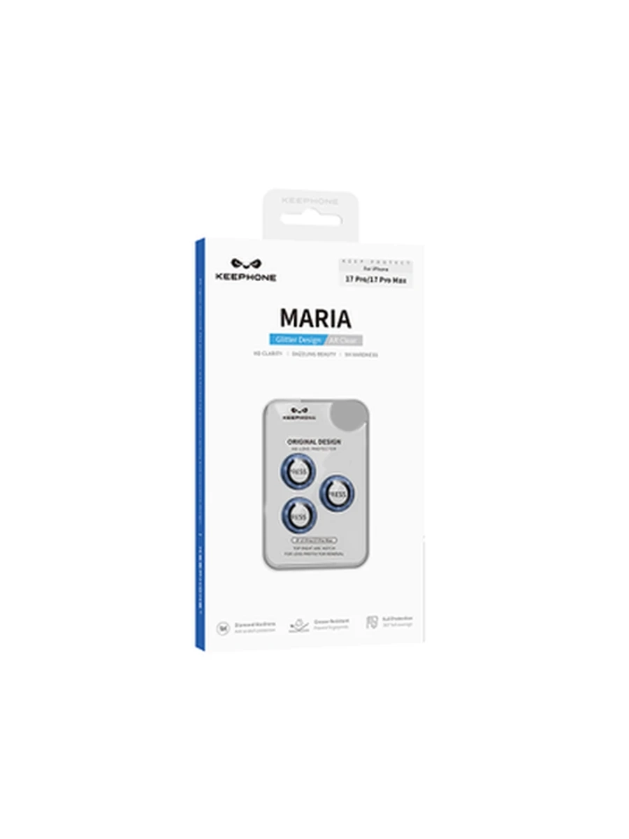 Защитное стекло на Камеру KEEPHONE KP-SPL009 MARIA phone iP17 Pro/17 Pro Max (Deep Blue)