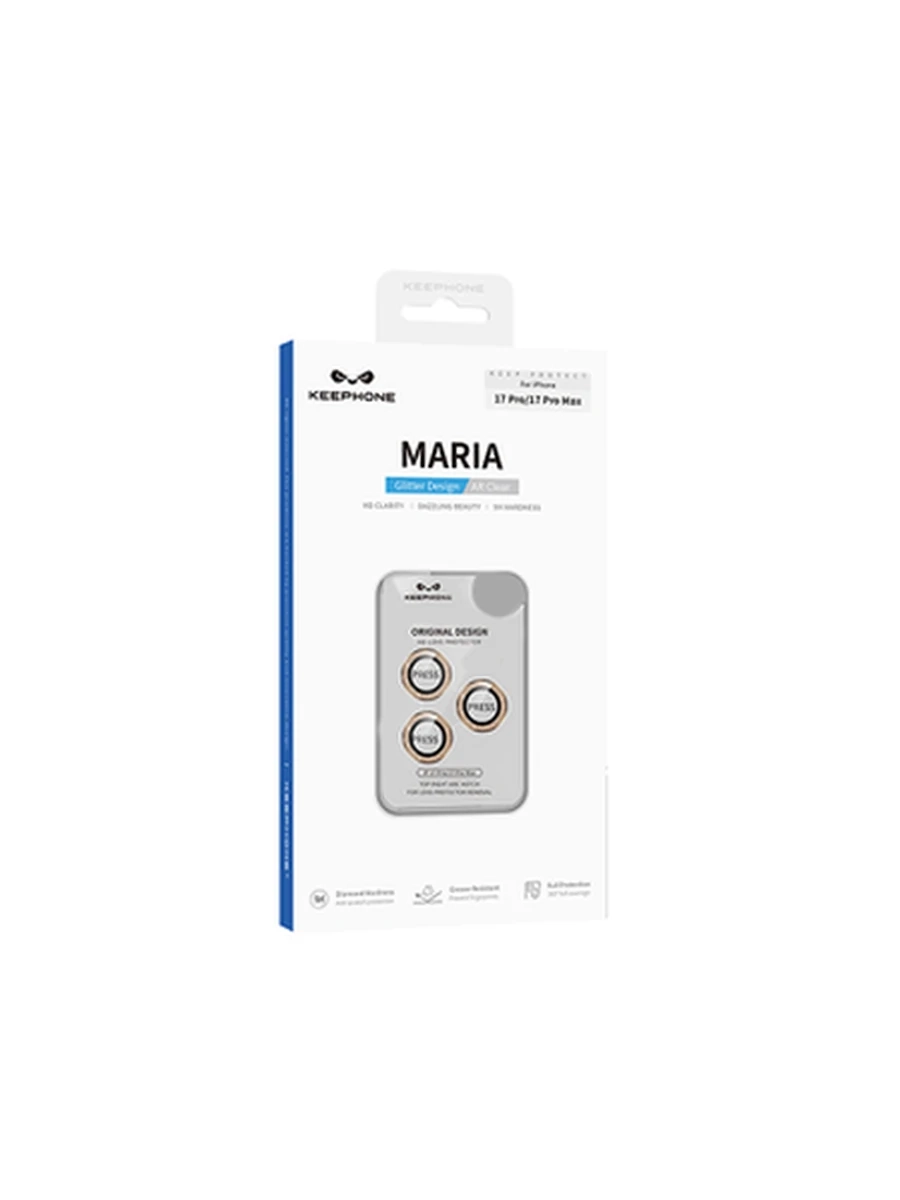 Защитное стекло на Камеру KEEPHONE KP-SPL009 MARIA phone iP17 Pro/17 Pro Max (Cosmic Orange)