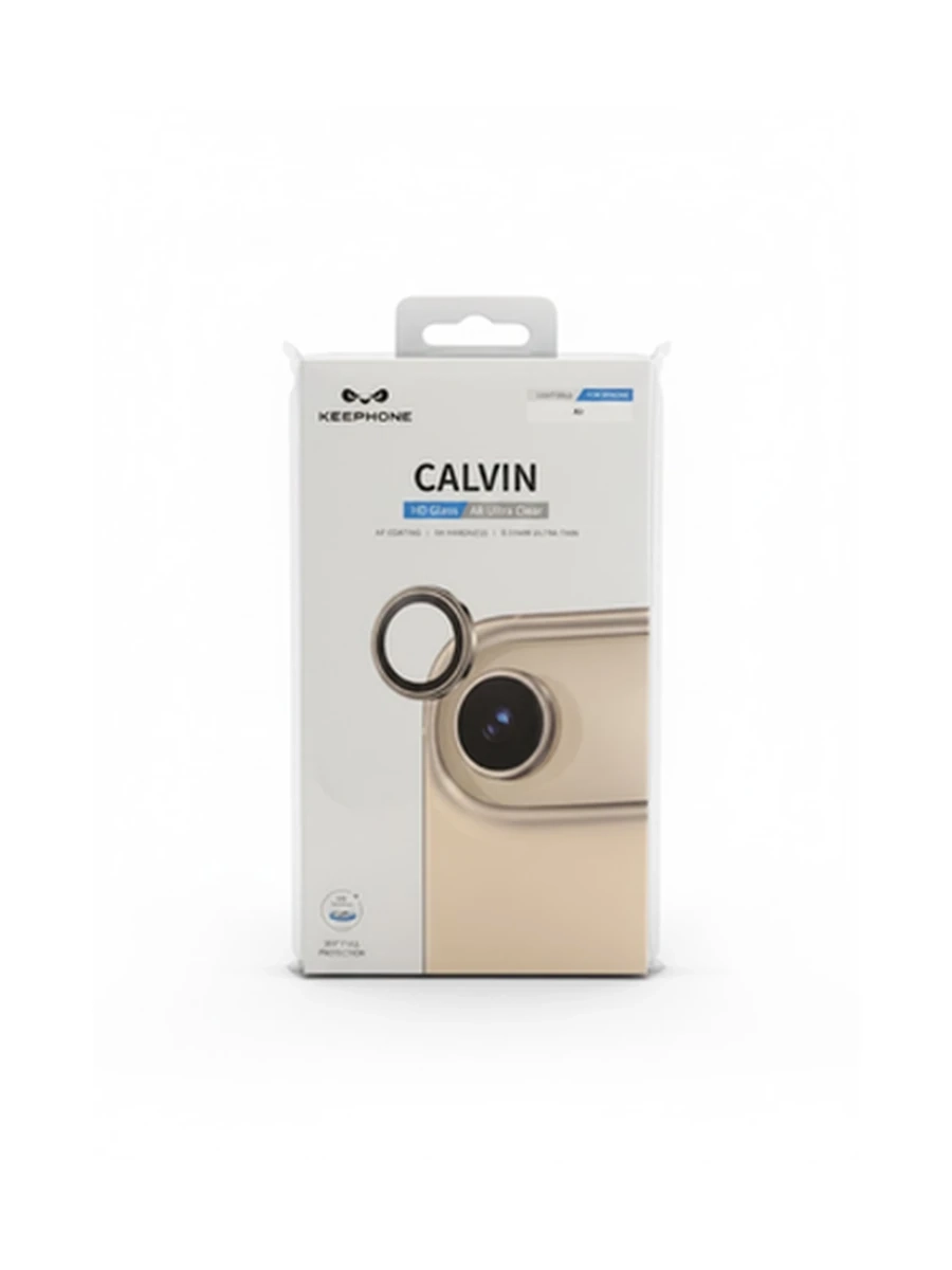 Защитное стекло на Камеру KEEPHONE KP-SPL008 CALVIN  CAMERA LENSIphone 17Air (LIGHT GOLD)