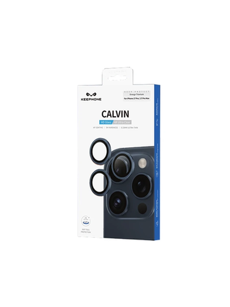 Защитное стекло на Камеру KEEPHONE KP-SPL008 CALVIN  CAMERA LENSIphone 17Pro/17Pro M (DEEP BLUE)