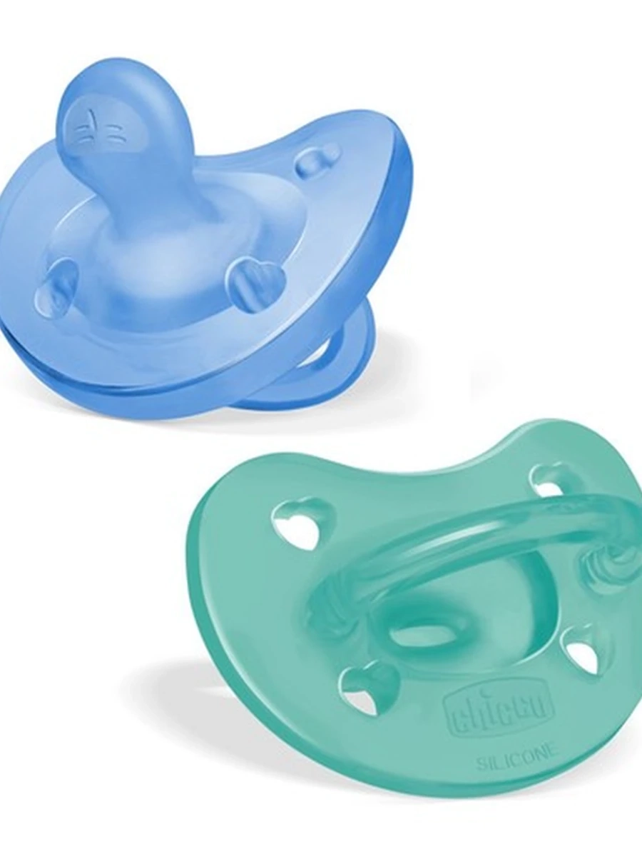 7308721 Пустышка PHYSIOFORMA SOFT blue, 6-16 мес, 2 шт