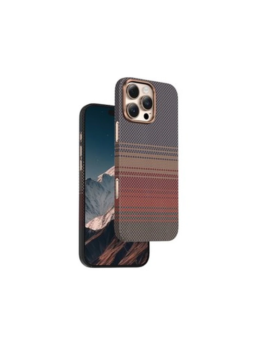 Чехлы KEEPHONE KP-MC0206 KEVLAR SEANOVA MagSafe Iphone 15Pro Max (Sunset)