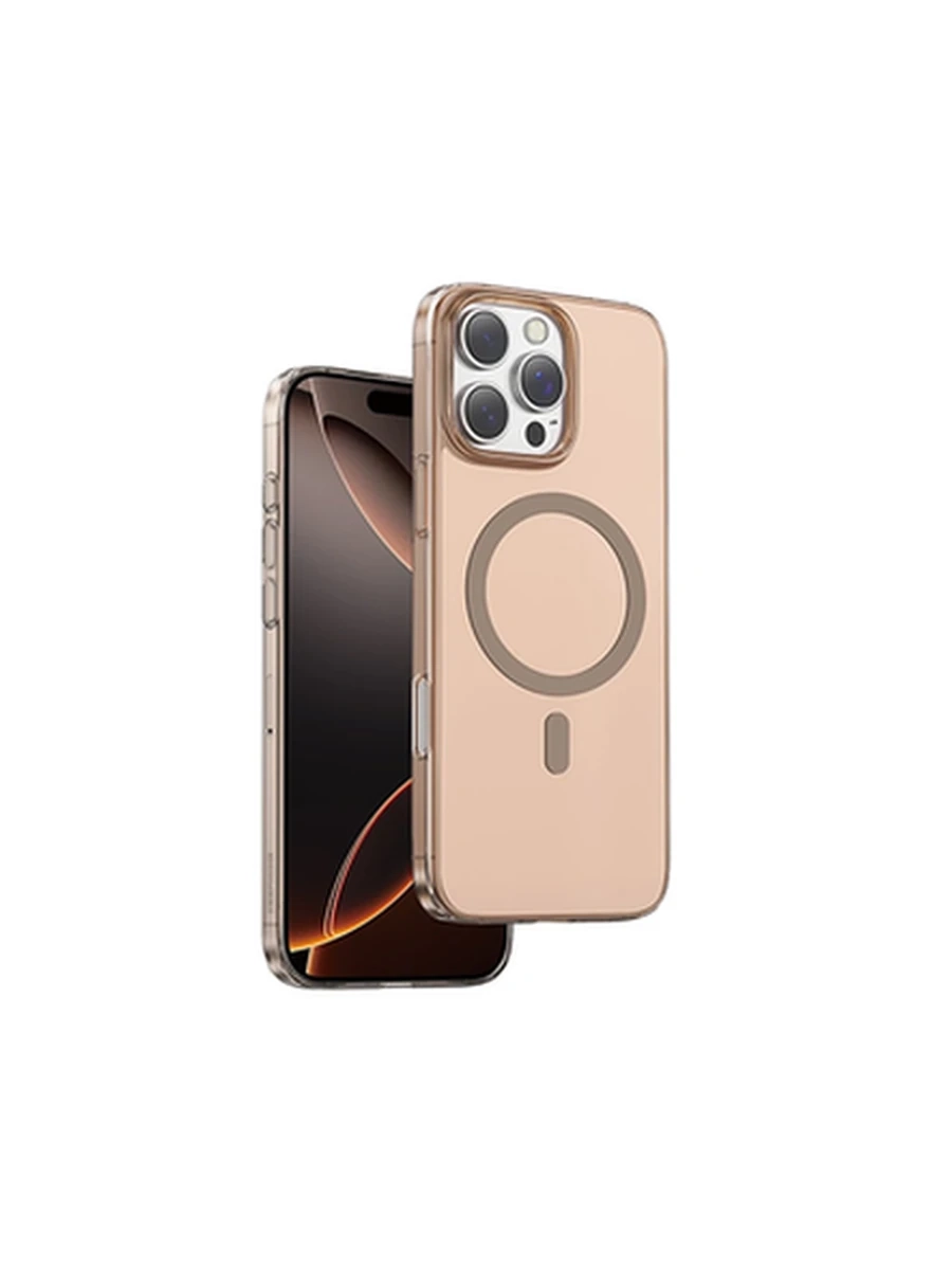Чехлы KEEPHONE KP MC0123 X-CRYSTAL MAGSNAP MagSafe Iphone 16Pro Max (DESERT TITANIUM)