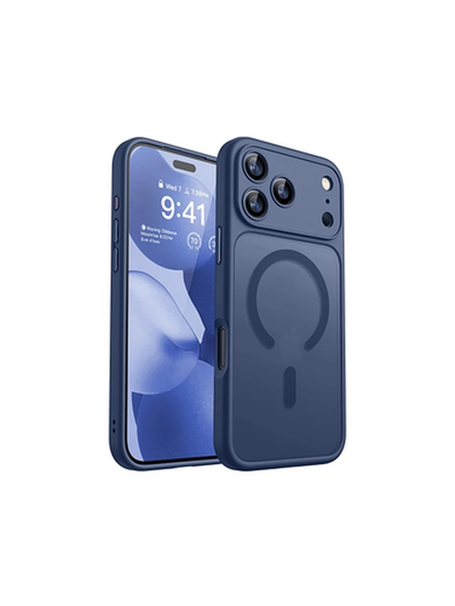 Чехлы KEEPHONE KP MC0123 X-CRYSTAL MAGSNAP MagSafe Iphone 17Pro (DEEP BLUE)