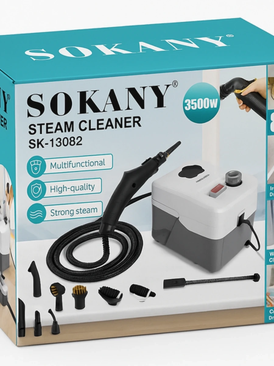Парогенератор Sokany SK-13082 — мощная очистка без химии