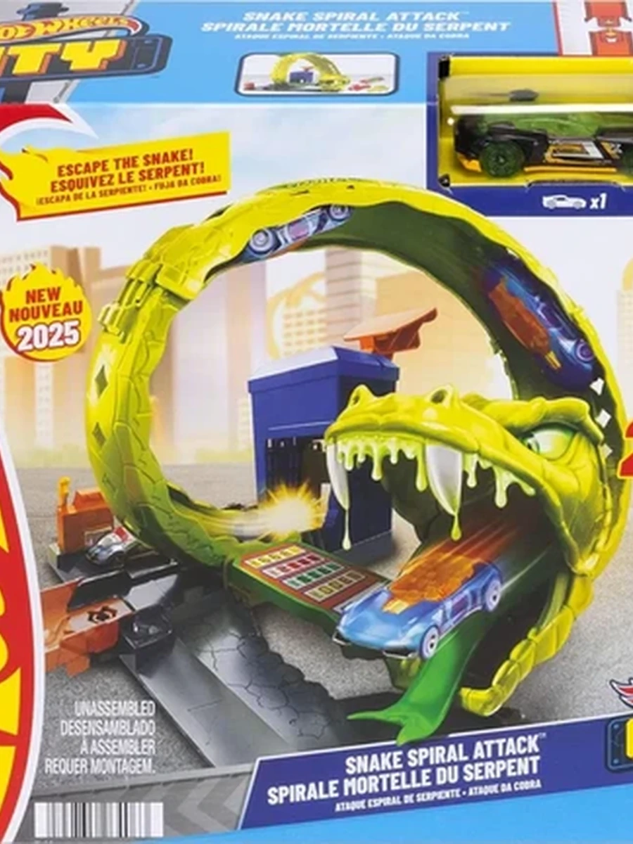 Трек Hot Wheels Атака змеи