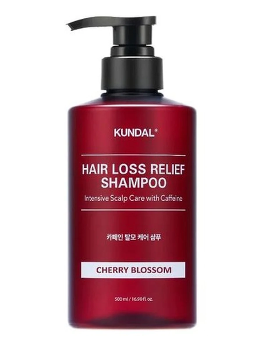 ШАМПУНЬ ПРОТИВ ВЫПАДЕНИЯ HAIR LOSS RELIEF SCALP CARE/CAFFEINE SHAMPOO 500ML (KUNDAL)