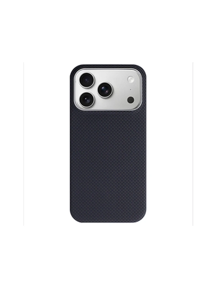 Чехол KEVLAR Tactile Woven  Iphone 17Pro PLAIN BLACK (0.8MM)ULTRA-SLIM