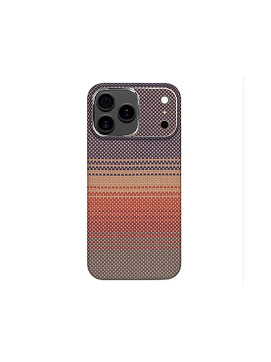 Чехол KEVLAR Tactile Woven  Iphone 17Pro SUNSET  FINE HOLE(0.8MM)ULTRA-SLIM