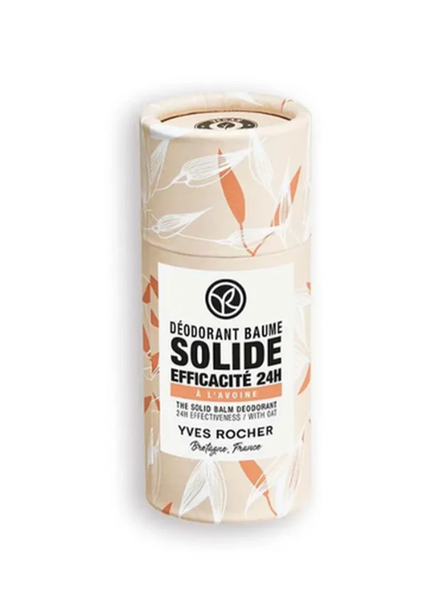 Yves Rocher Твердый Дезодорант-Бальзам с Экстрактом Овса, 50 г