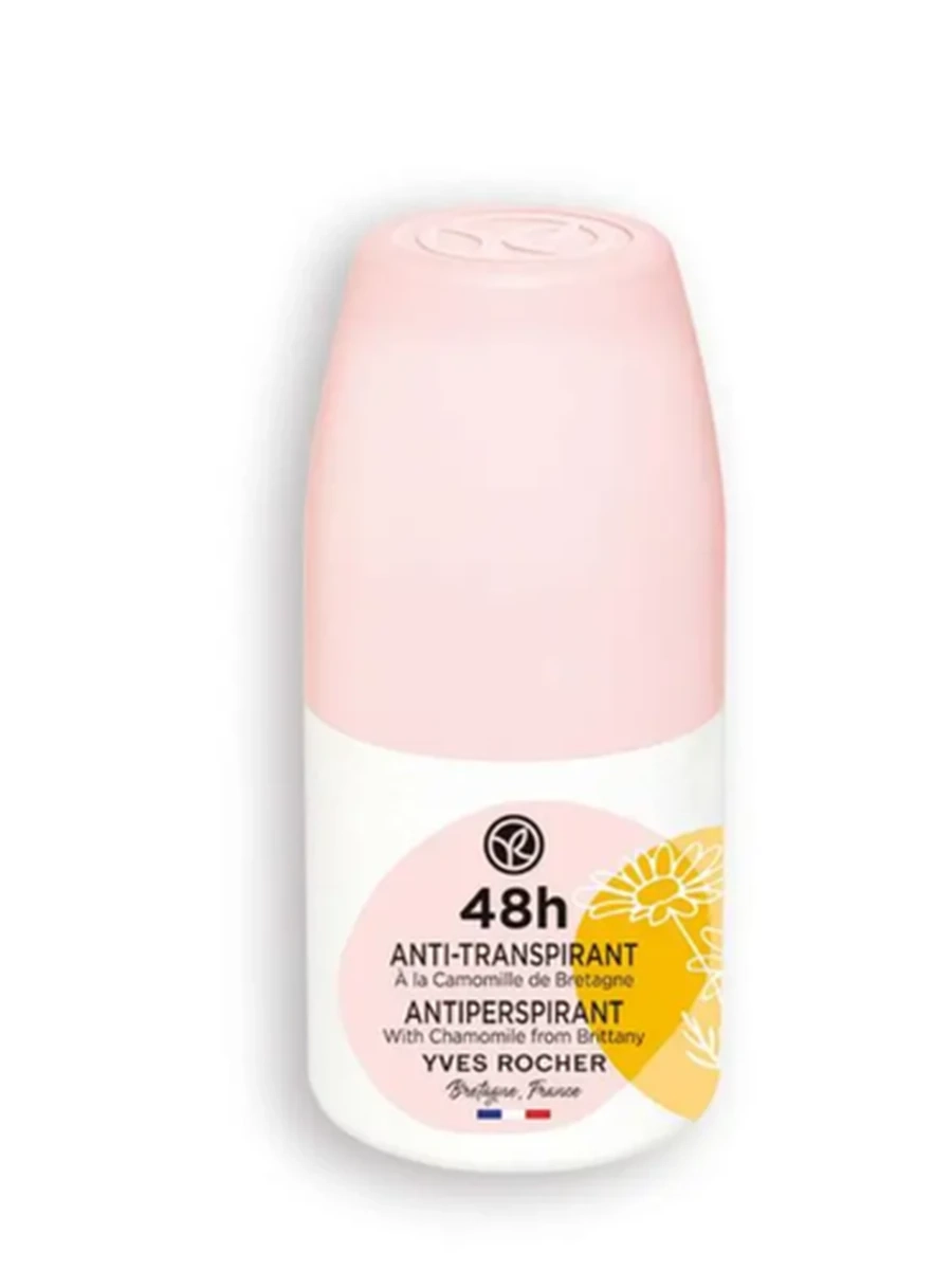 Yves Rocher Дезодорант-Антиперспирант 48Ч с Ромашкой из Бретани, Франции