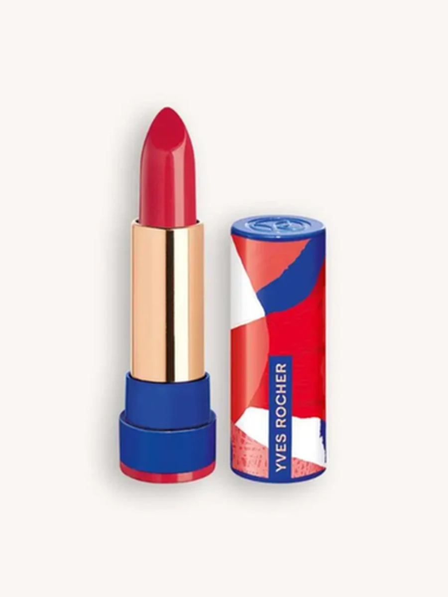 Губная Yves Rocher Помада ROUGE ELIXIR Сатиновая – 15. Любимый Гранатовый
