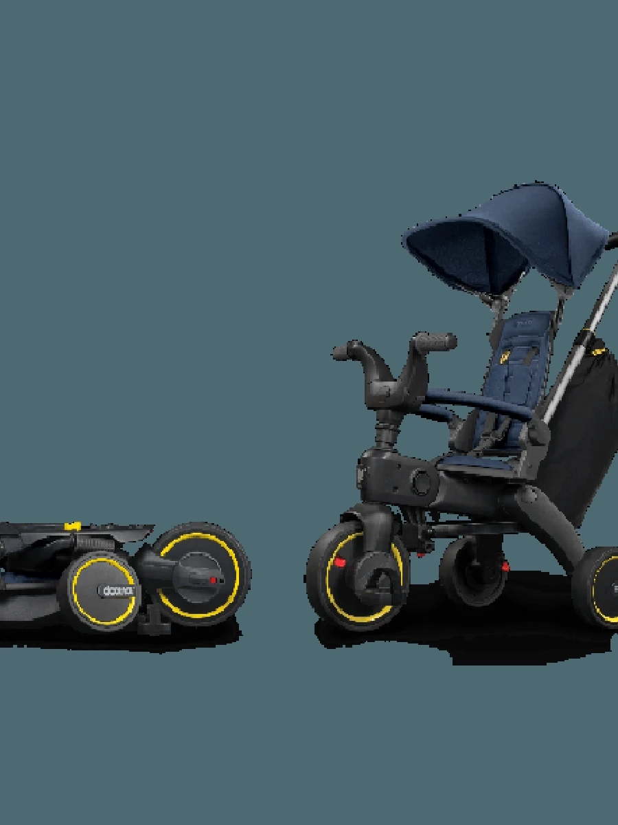 Складной трехколесный велосипед Doona Liki Trike S3 Deep Blue