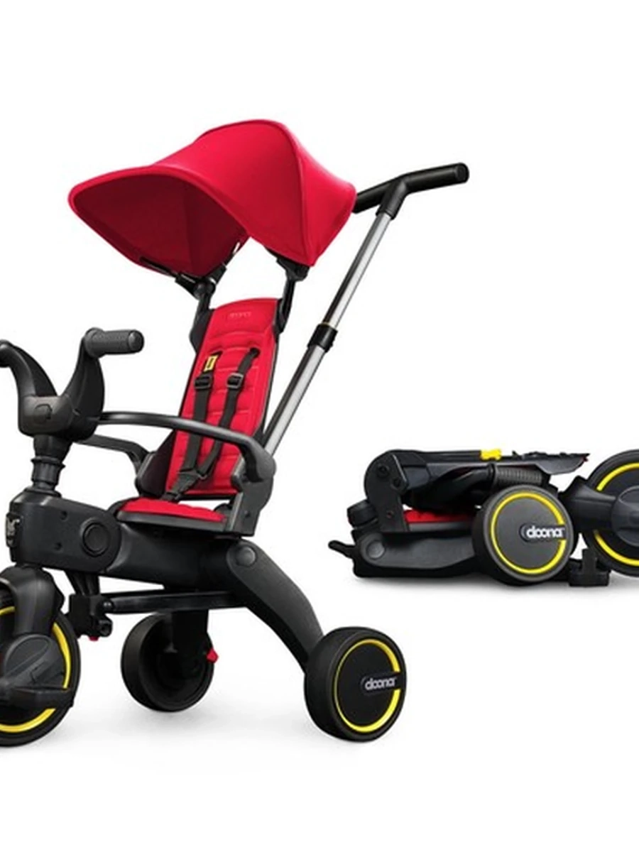 Складной трехколесный велосипед Doona Liki Trike S1, Flame Red