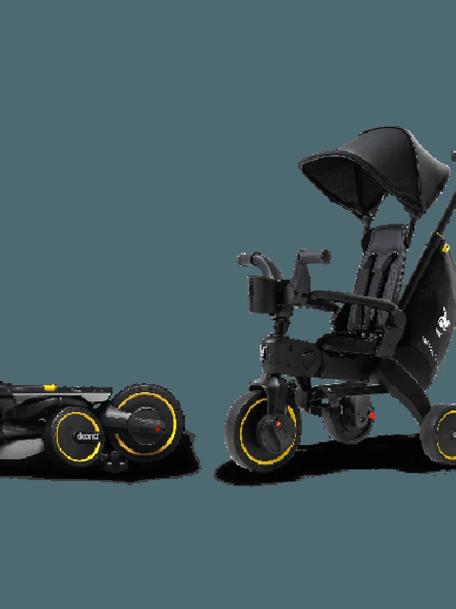 Складной трехколесный велосипед Doona Liki Trike /Limited Edition Midnight
