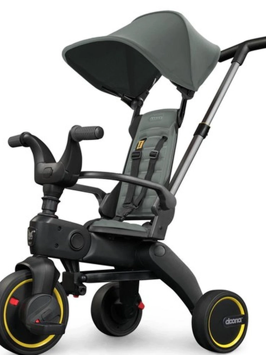 Складной трехколесный велосипед Doona Liki Trike S1 Forest Grey