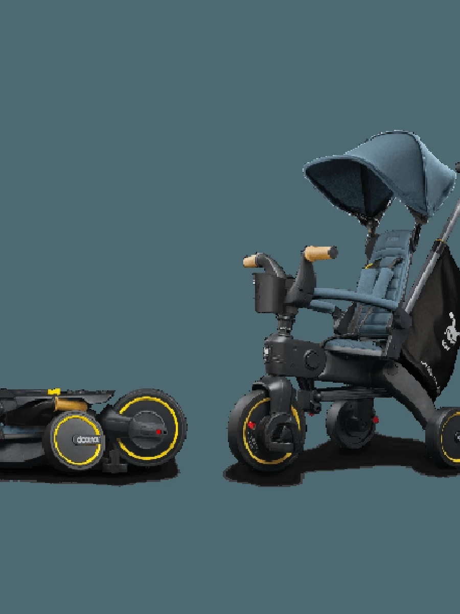 Складной трехколесный велосипед Doona Liki Trike S5, Ocean Blue