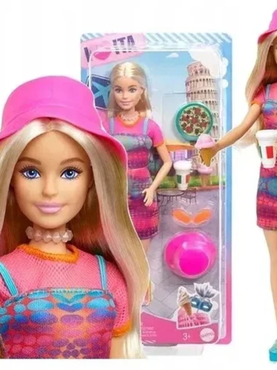 Barbie Mattel Набор кукол и аксессуаров Барби: Путешествие по миру: приключения в Италии HWH97