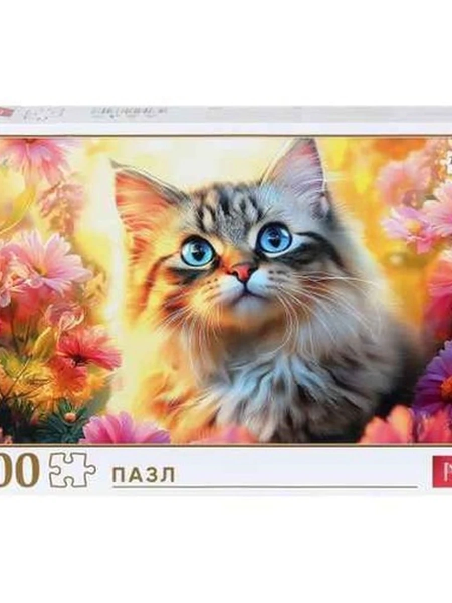 Пазл 1000 /Умка/ Кот на закате