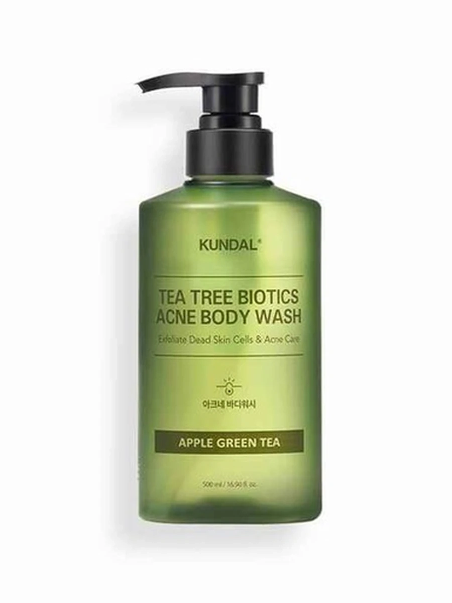 Kundal Tea Tree Biotics Acne Body Wash Apple Green Tea 500ml