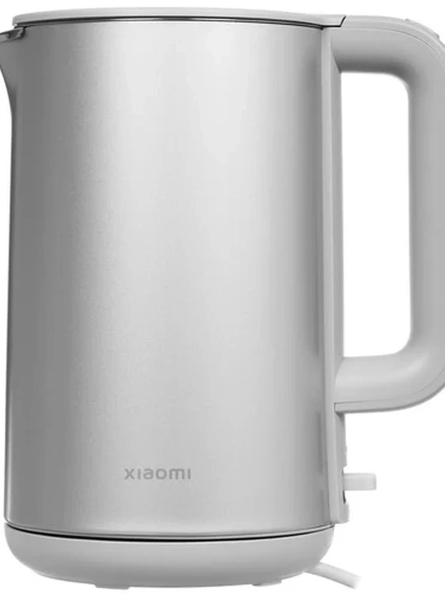 Электрочайник Xiaomi Double Wall Electric Kettle [пластик, металл, 1.7 л, 1800 Вт, скрытый нагрев. элемент, двойные стенки, терморегулятор, серый]
