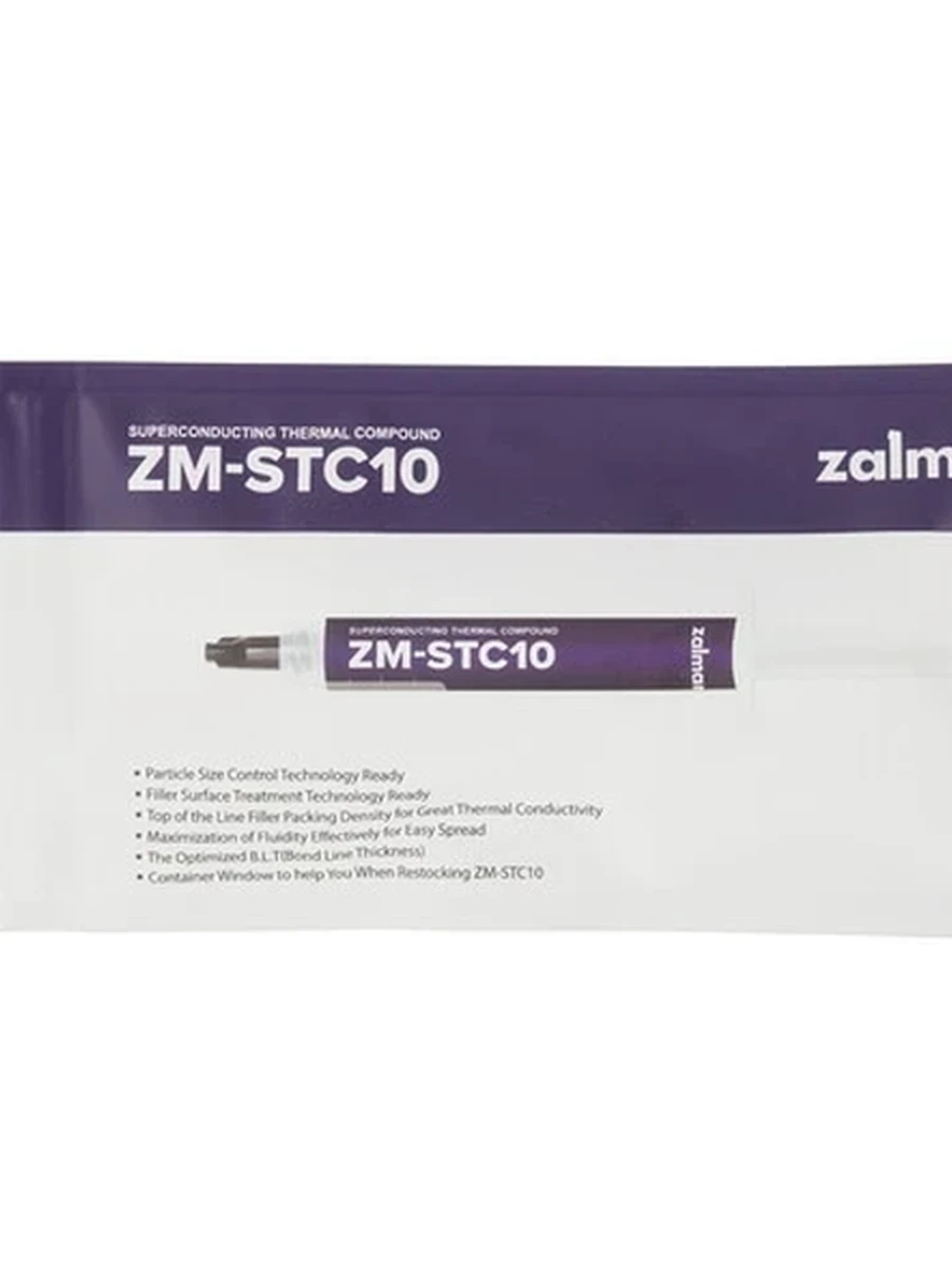Термопаста ZALMAN  [ZM-STС10]  2 гр 11,5 W/m-k