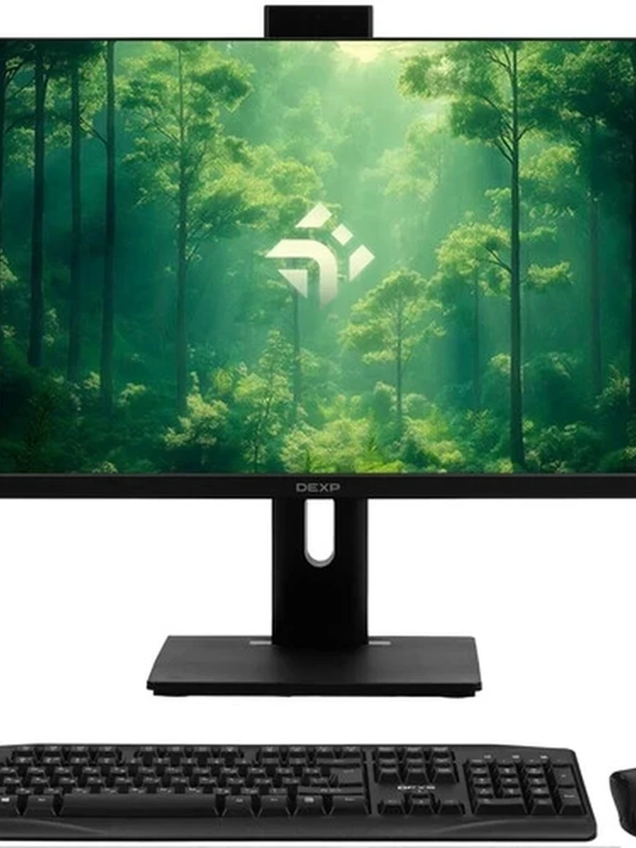 23.8" Моноблок DEXP Jupiter JU31HE [Ryzen 7-5825U, 16ГБ RAM DDR4, 512ГБ SSD M2 PCI-E, K, черный]