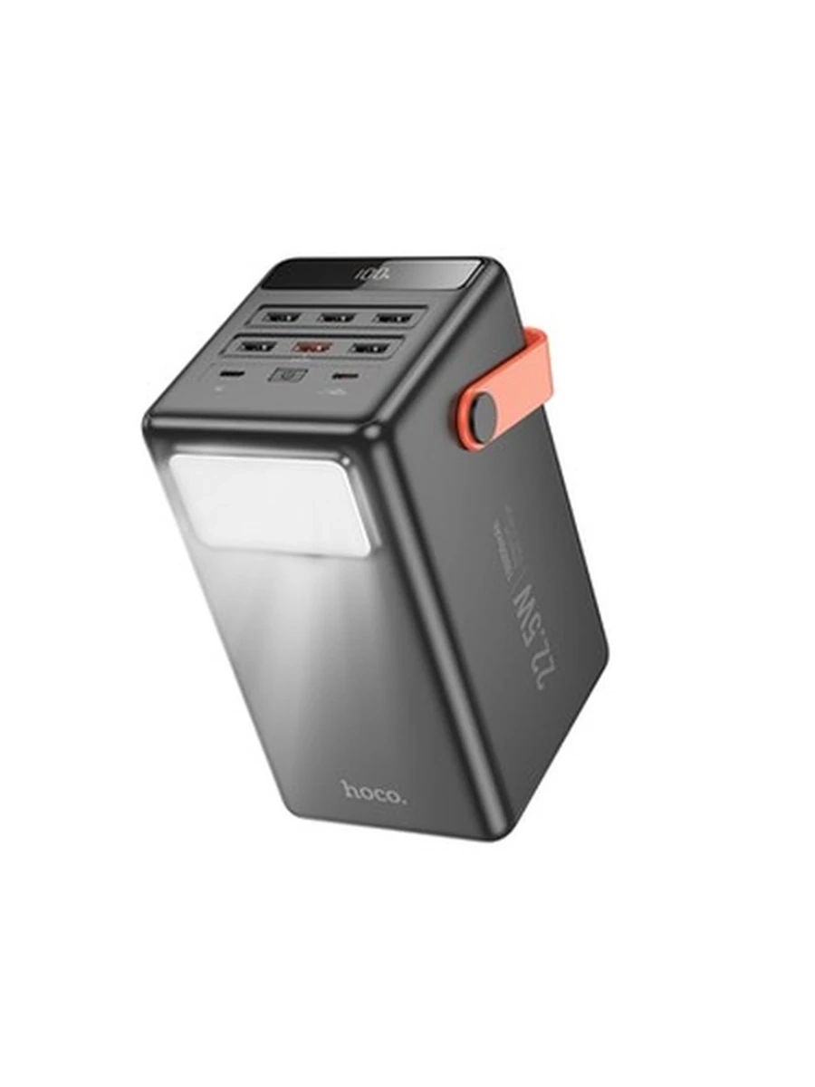 Power Bank HOCO J142 Surpass 22.5W+PD20W fully compatible power bank(100000mAh) (Black)