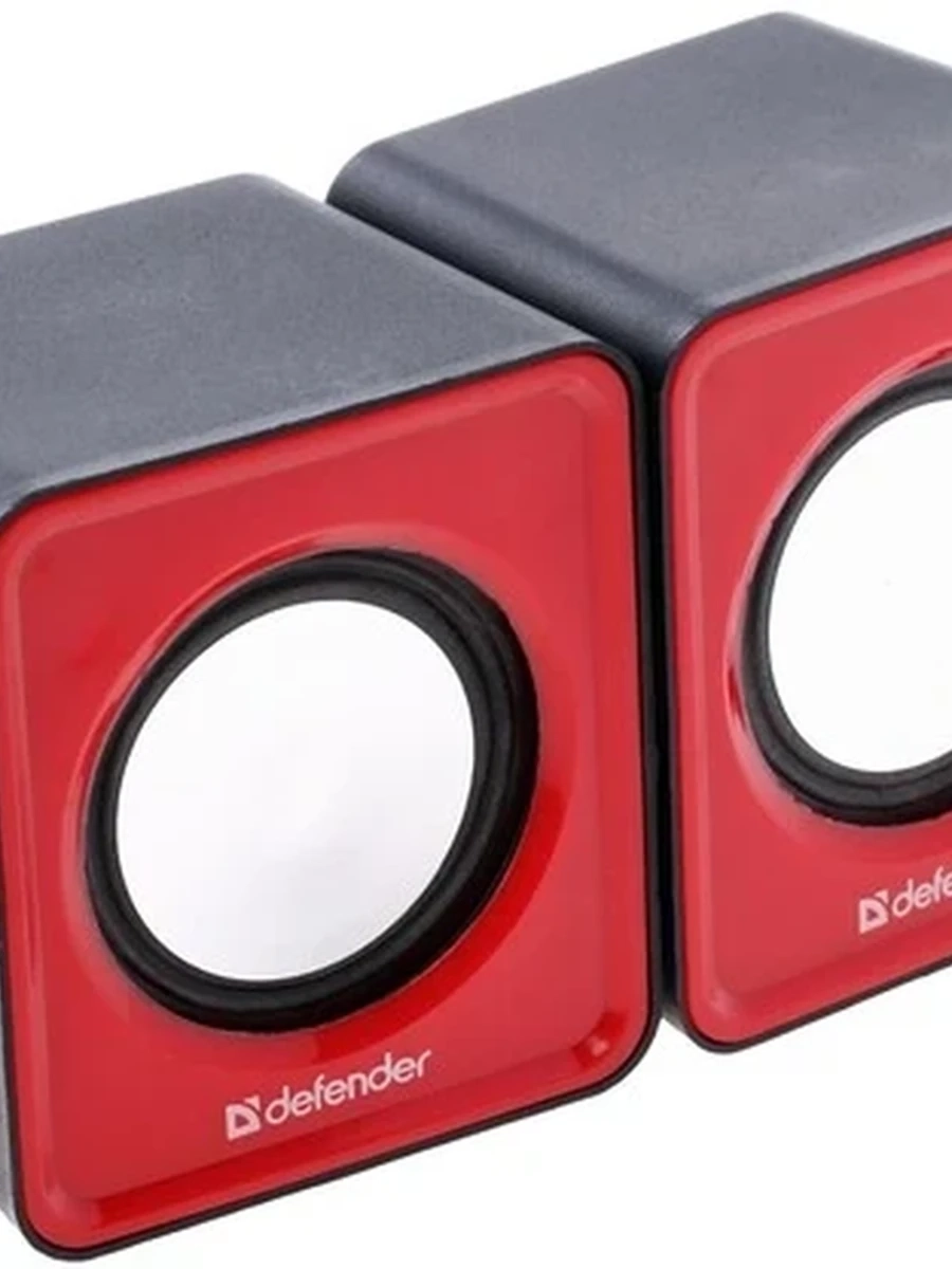 Колонки 2.0 Defender SPK-22 [2 х 2,5 Вт, USB-питание, красный]