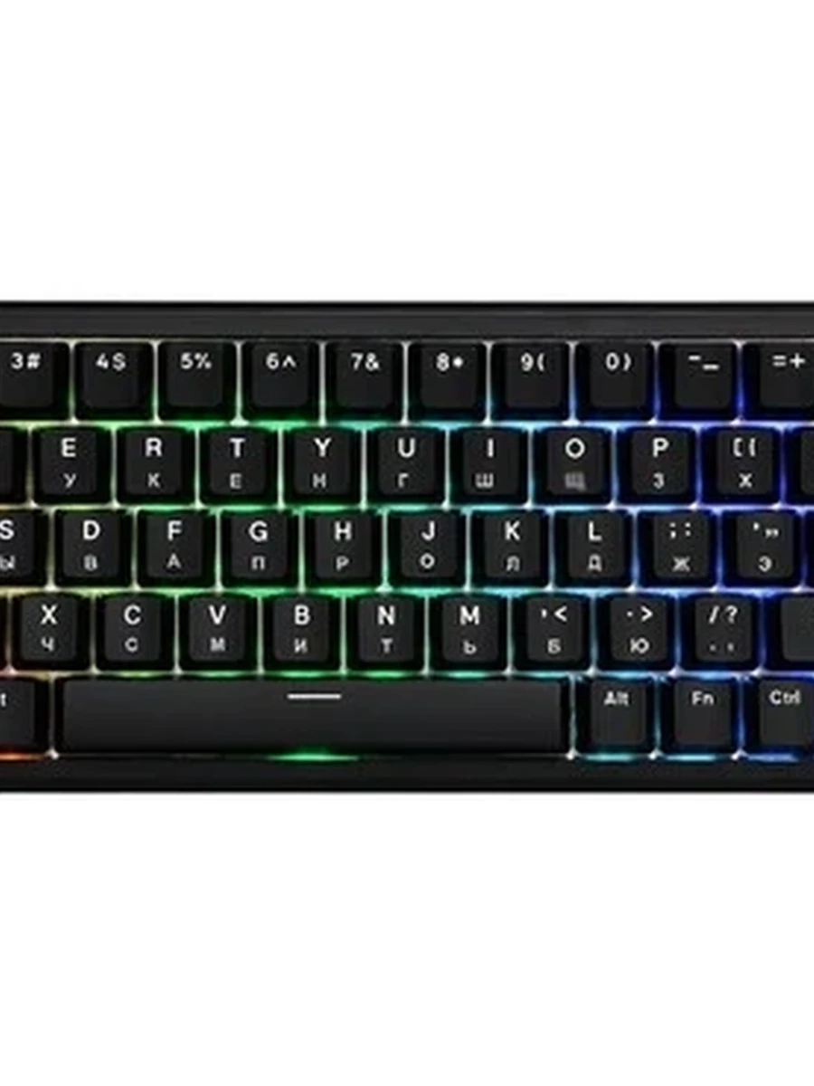 Клавиатура проводная AJAZZ AK680MAX черный [механическая, подсветка, RGB, Magnetic Rice Switch]