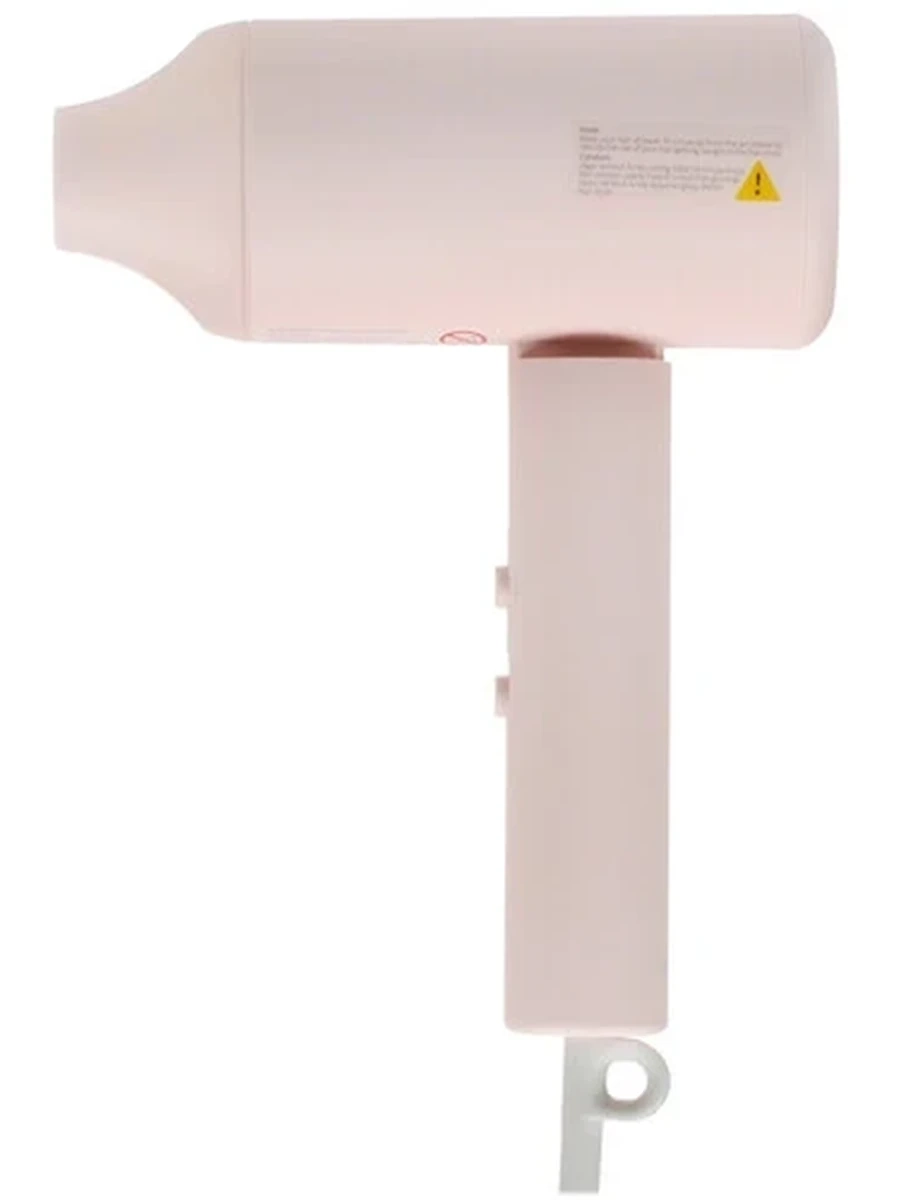 Фен Xiaomi Compact Hair Dryer H101 розовый [компактный, складная ручка, 1600 Вт, режимов- 2, скоростей-2, ионизация]