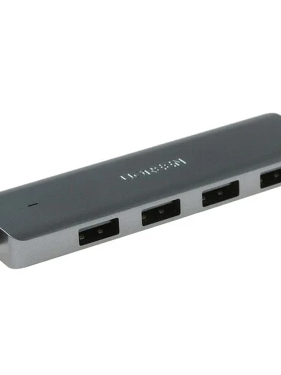 USB-разветвитель Ugreen (CM219) [3.0, 4-Port, кабель 15 см, Type-A, Серый]