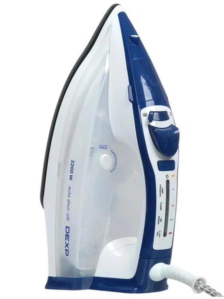 Утюг DEXP DI-2235A [2200Вт, подошва - керамика, самоочистка, антинакипь, противокап., автоотключение, шнур -1,9 м]