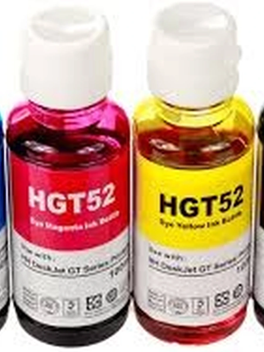 Краска для принтеров НР GT51/GT52для HP Desklet 5810, 5820,Ink Tank 115, 116, 118, 310, 315, 318, 319, Wireless 410, 415, 418, 419, Smart Tank 450, 455, 457, 500,510, 515, 530, 610, 615, краска для принтера hp, чернила для принтера