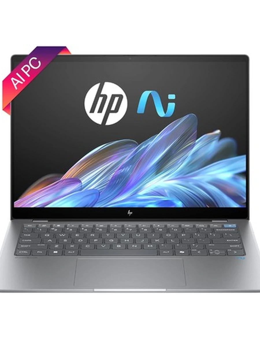 Ноутбук HP OmniBook X 14 (Snapdragon X Elite X1E-78-100 12-ядер, 16 ГБ LPDDR5x, 1 ТБ SSD, 14″ 2.2K IPS Touch, Copilot+ PC, Windows 11, Blue, 1.34 кг) Автономность до 18 часов