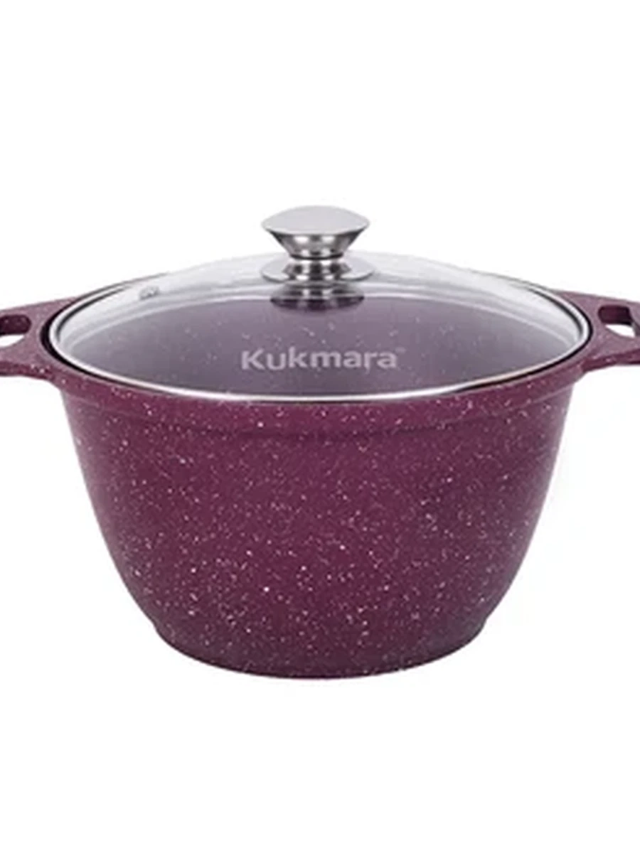 Кастрюля Kukmara 4л со стеклянной крышкой, АП линия Trendy style (Mystery)