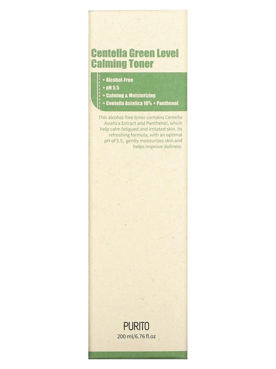 Успокаивающий Тоник Purito Centella Green Level, 200 мл