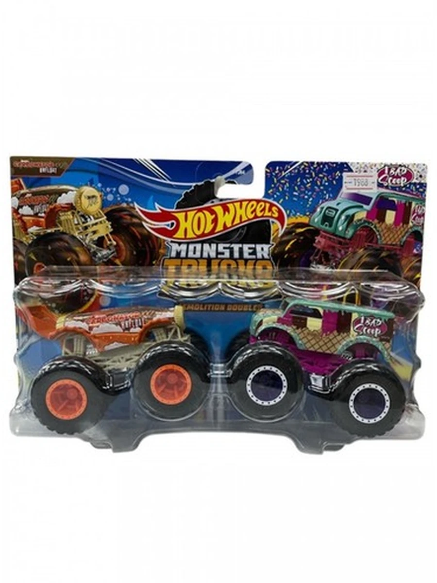 Машинка Хот Вилс FYJ640 -"Monster Jam" 2 шт в наборе в ассорт Asst.
