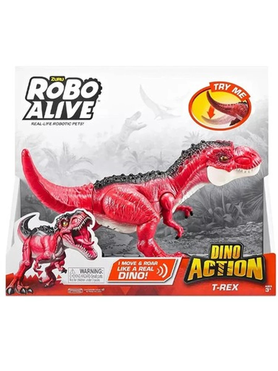 Игрушка  Zuru Robo Alive — Дино Экшен, Ти-рекс