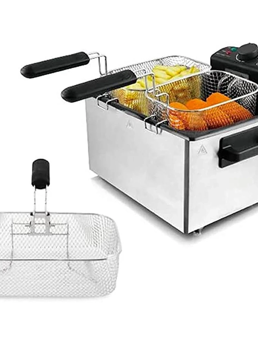 Электрическая фритюрница SOKANY 5 л с 3 корзинами для жарки WJ 801 2100 Вт 5-литровая воздушная фритюрница без дыма, без масла