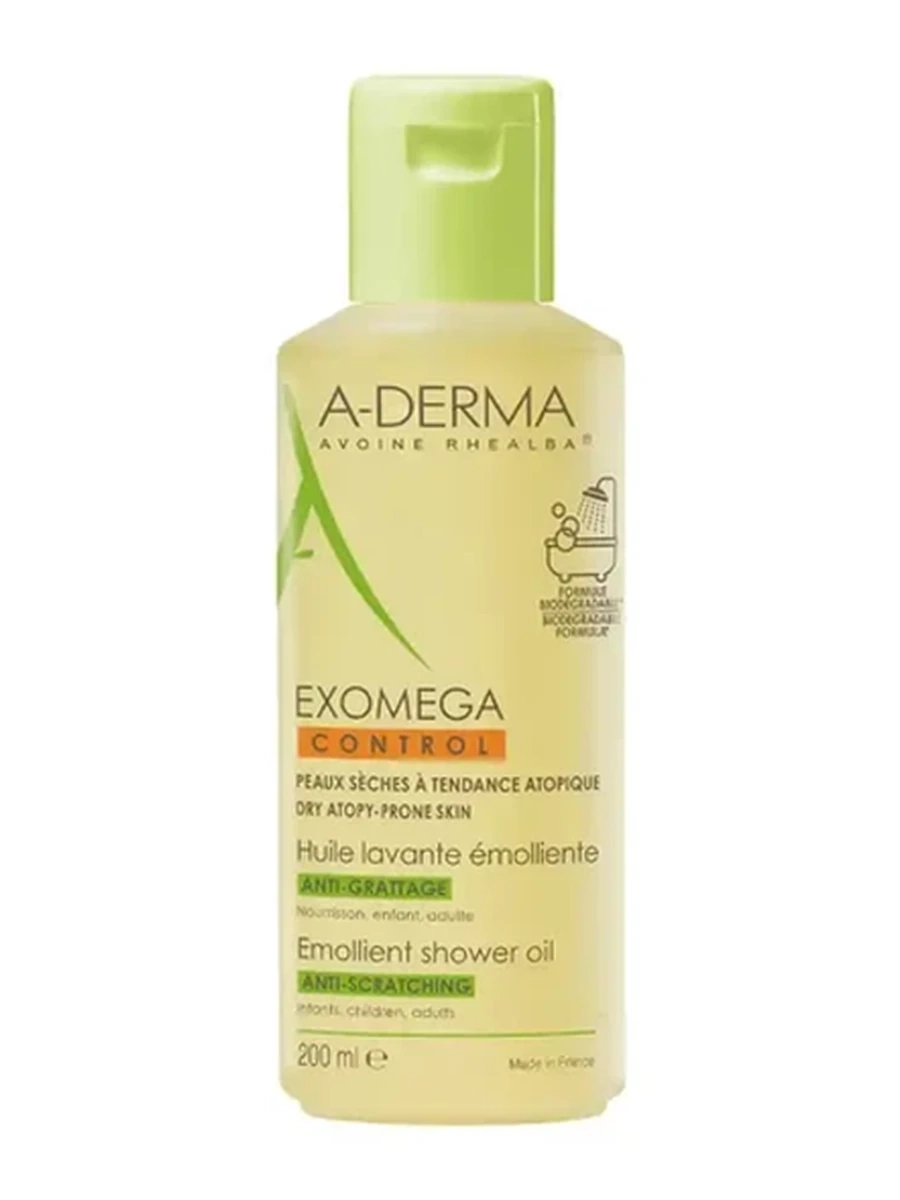 ADerma Exomega Control Eollient Shower Oil 200ml