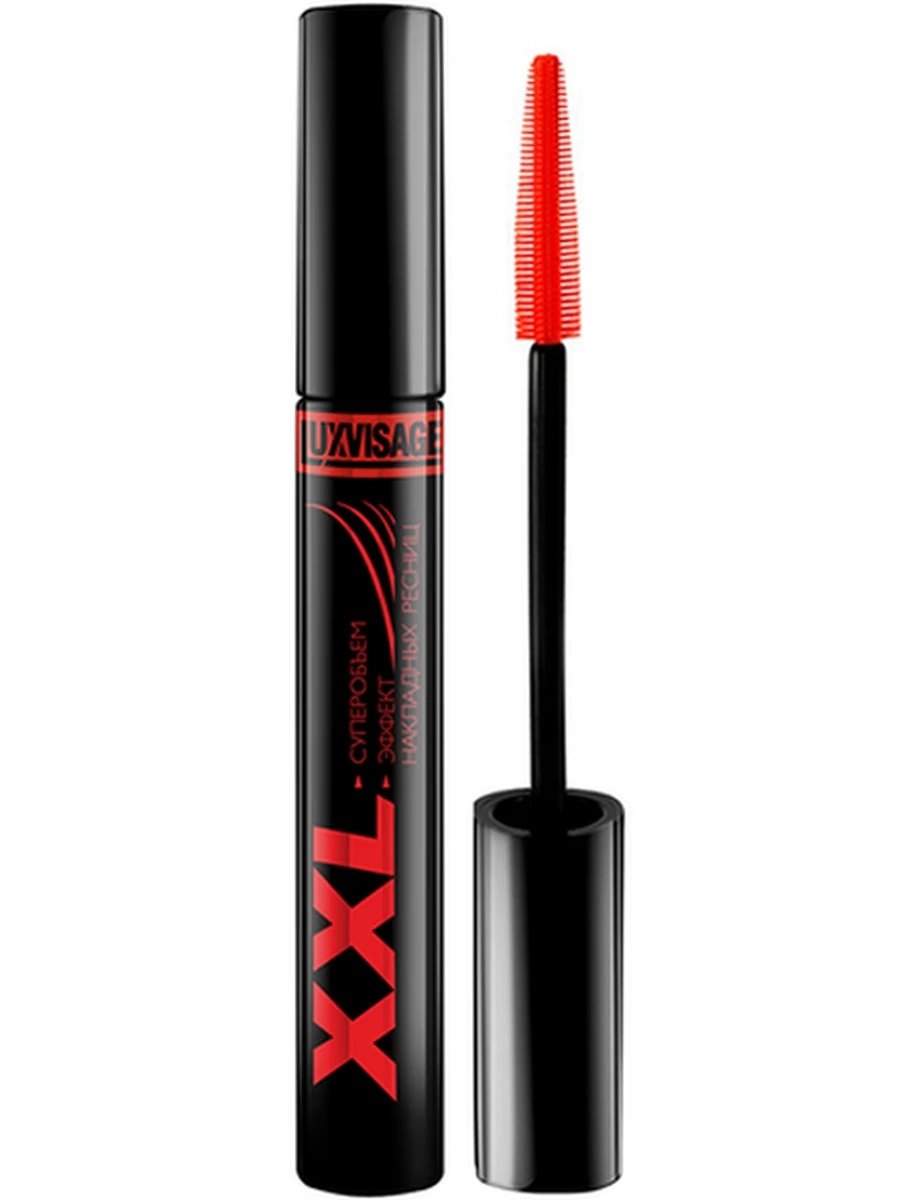 Тушь для ресниц Luxvisage XXL суперобьем черная РЕ0074