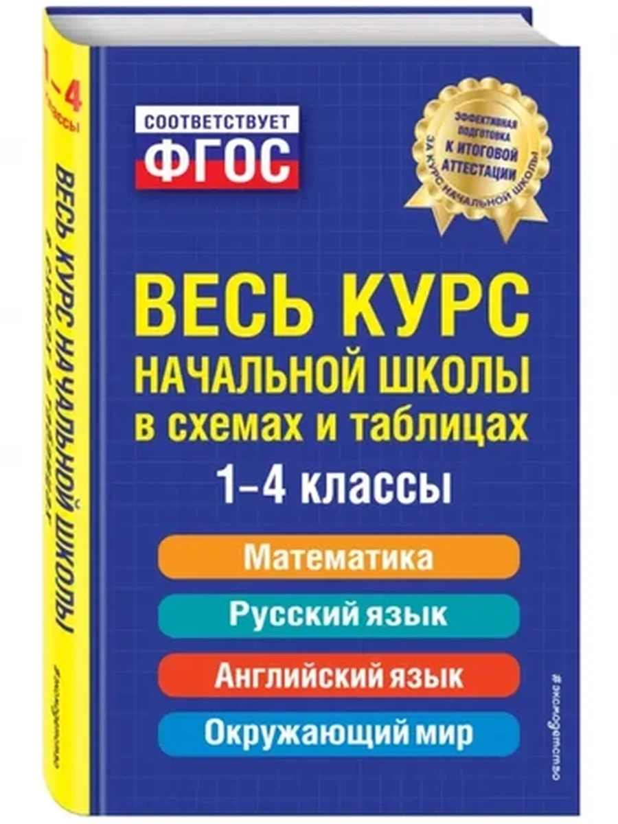 Весь курс начальной школы в схемах и таблицах 1-4 кл. (полутв.)